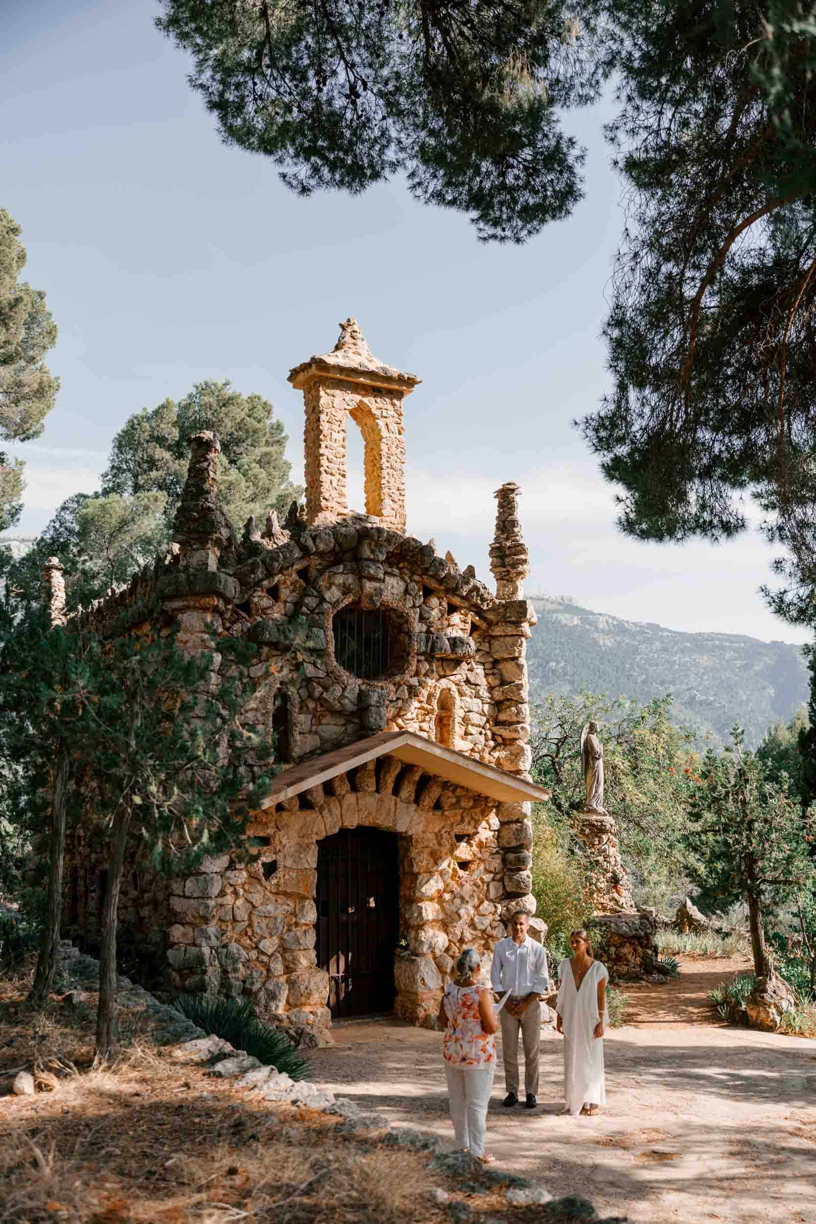The ceremony at Sa Capelleta